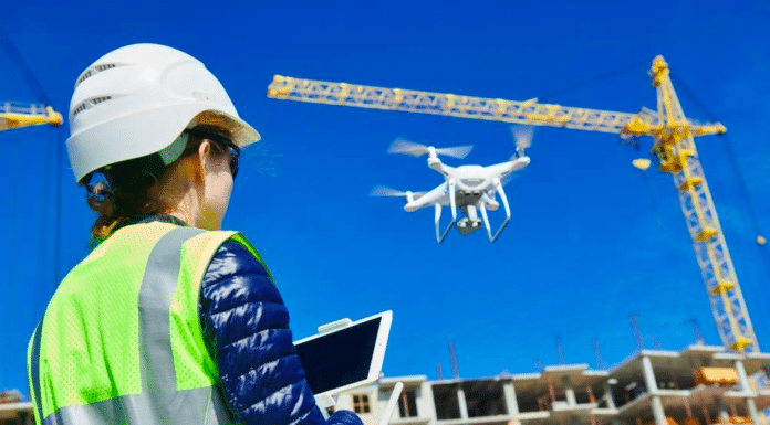 How Drones are Revolutionizing High-Rise Construction Drone in Construction