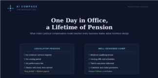 One Day in Office, a Lifetime of Pension: What India’s Political Compensation Model Teaches Every Business Leader About Incentive Design
