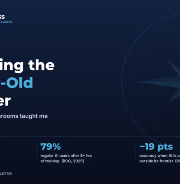 Retraining the 45-Year-Old Manager: What Executive Classrooms Taught Me About Teaching AI.